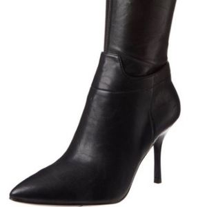 Nine West Pointy Tall Black Boot size 6